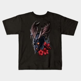 Wild Horn - Evil Black Dragon Kids T-Shirt